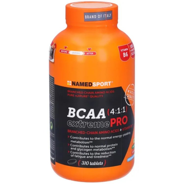 Named Sport BCAA 4:1:1 ExtremePRO Integratore Recupero Muscolare 310 Compresse