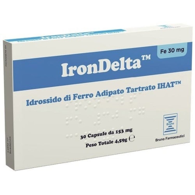 Bruno Farmaceutici Irondelta Integratore Ferro 30 Capsule