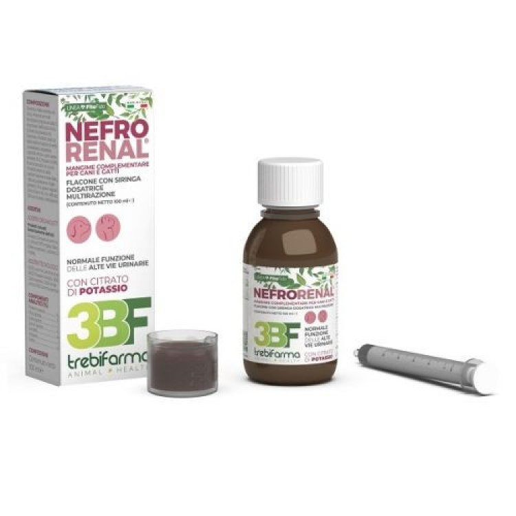Trebifarma Nefrorenal Integratore per Cani e Gatti Supporto Vie Urinarie 100ml