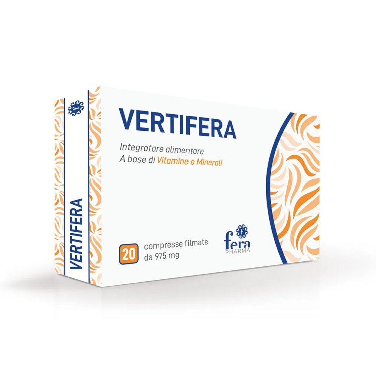 Fera Pharma Vertifera Dispositivo Medico per Vertigini 20 Compresse Filmate