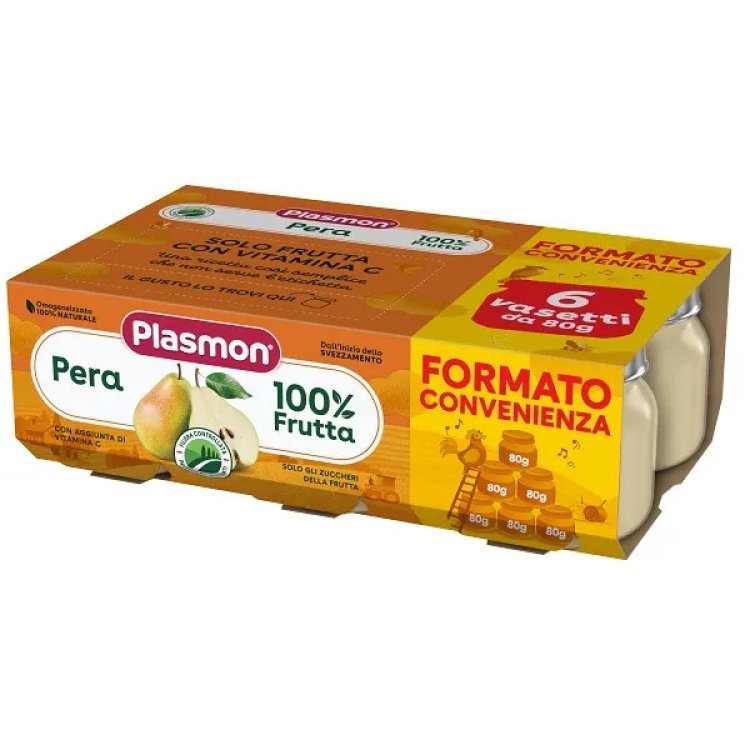 Plasmon Omogeneizzato Pera per L'infanzia 6x80g