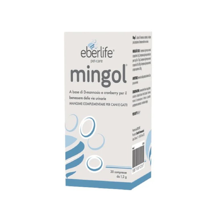 Eberlife Farmaceutici Mingol Mangime Complementare Veterinario 30 Compresse Eberlife Farmaceutici Mingol Mangime Complementare Veterinario 30 Compresse