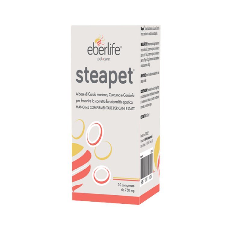 Eberlife Farmaceutici Steapet Mangime Complementare per Cani e Gatti 30 Compresse Eberlife Farmaceutici Steapet Mangime Complementare per Cani e Gatti 30 Compresse