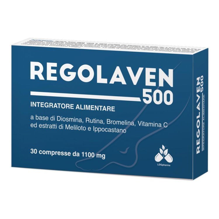 Ld Pharma Regolaven 500 Integratore Diosmina Bromelina Vitamina C 30 Compresse