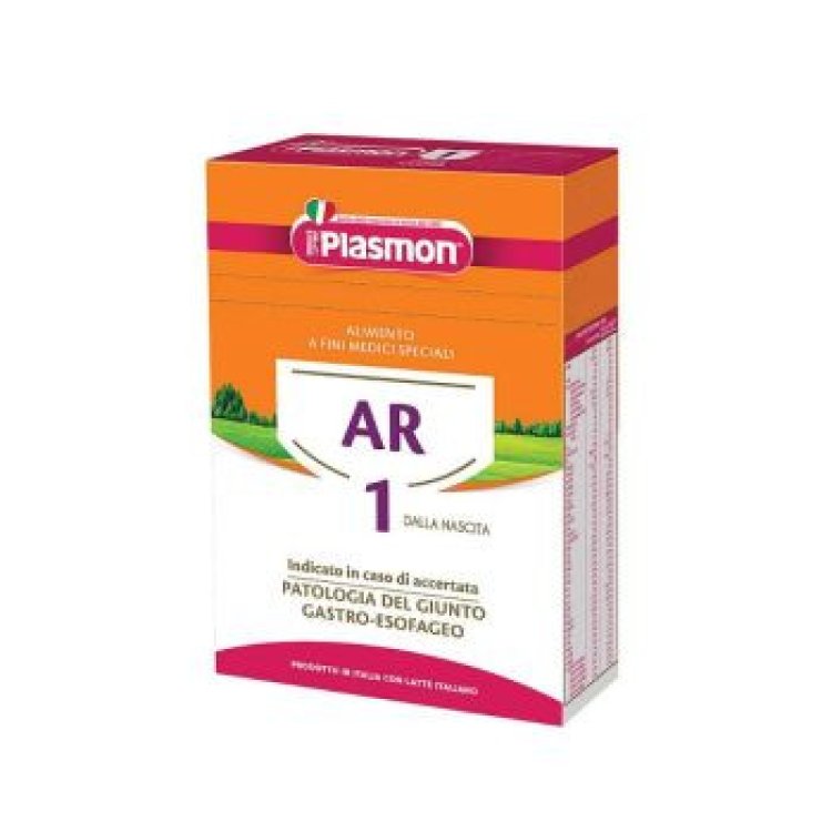 Plasmon AR 1 Latte Antiregurgito in Polvere per Neonati Addensante Naturale 400g