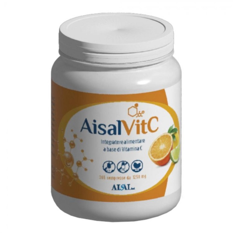 AisalVit Vitamina C Integratore per Sistema Immunitario 365 Compresse