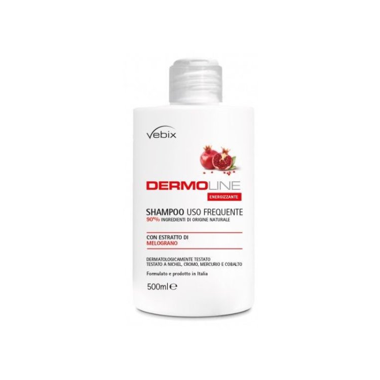 Vebix Dermoline Shampoo Uso Frequente Melograno per Igiene Capelli 500ml Vebix Dermoline Shampoo Uso Frequente Melograno per Igiene Capelli 500ml