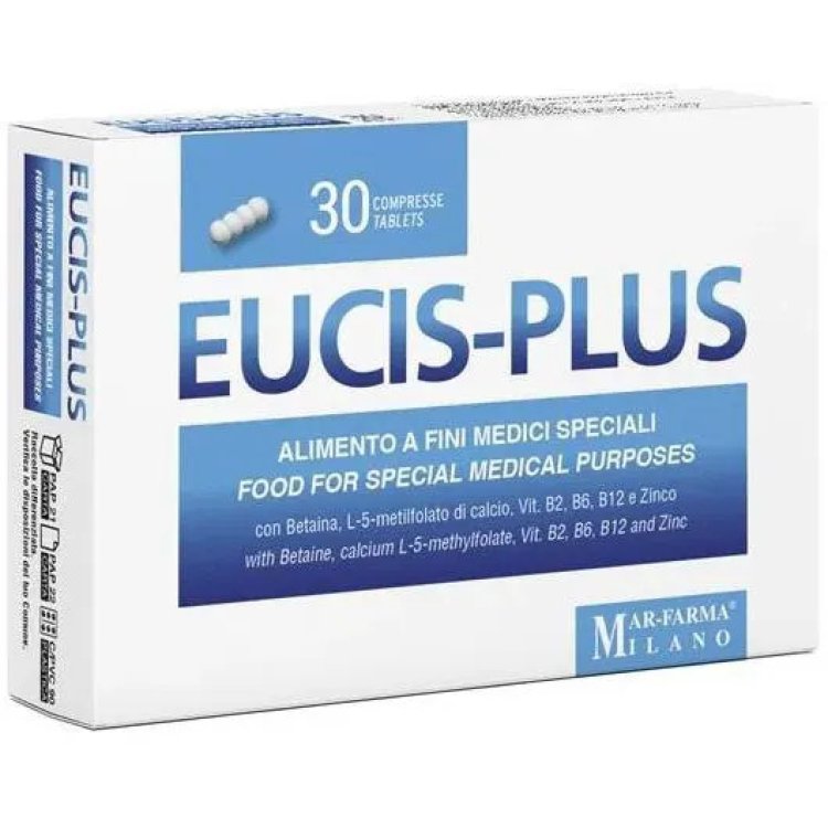Mar-Farma Eucis Plus Integratore Alimentare per Iperomocisteina 30 Compresse