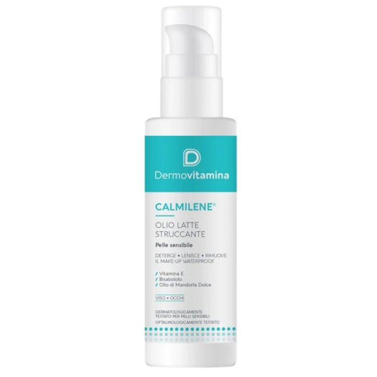 Dermovitamina Calmilene Olio Latte Struccante Delicato Pelli Sensibili 100ml