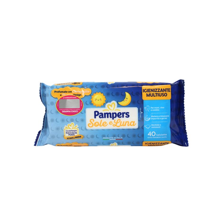 Pampers Sole e Luna Salviette Multiuso Igienizzanti 40 Pezzi