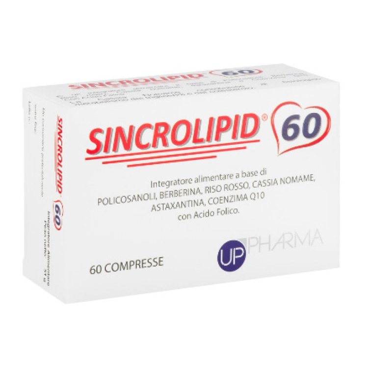 Up Pharma Sincrolipid Integratore per il Controllo del Colesterolo in Compresse, 20 Unit&agrave;