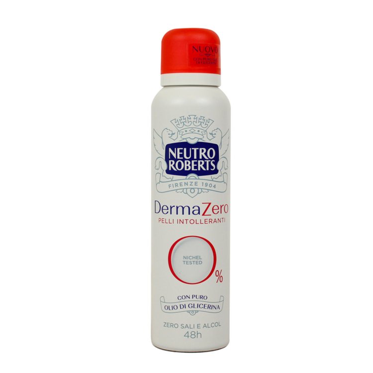 Neutro Roberts Derma Zero Deodorante Spray Ipoallergenico per Pelli Sensibili 150ml Neutro Roberts Derma Zero Deodorante Spray Ipoallergenico per Pelli Sensibili 150ml