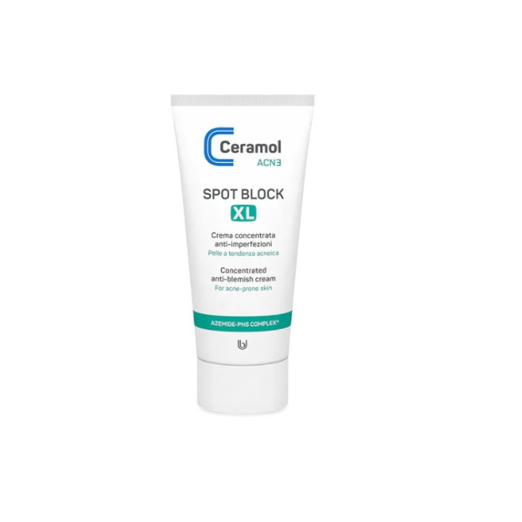 Ceramol Spot Block XL Crema Viso Anti-Imperfezioni Oil-Free 50ml