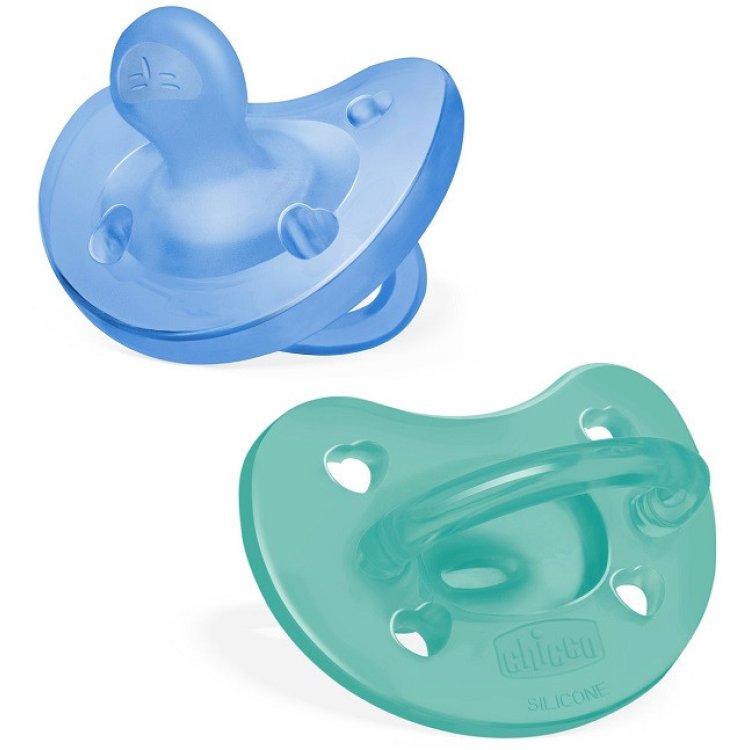 Chicco Physioforma Gommotto Silicone Azzurro/Verde 16-36 mesi, 2pz Chicco Physioforma Gommotto Silicone Azzurro/Verde 16-36 mesi, 2pz