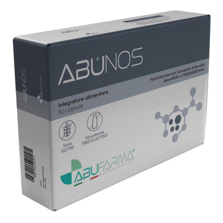 Abufarma Abunos Integratore Alimentare a base di N-Acetil Cisteina 30 Capsule Abufarma Abunos Integratore Alimentare a base di N-Acetil Cisteina 30 Capsule