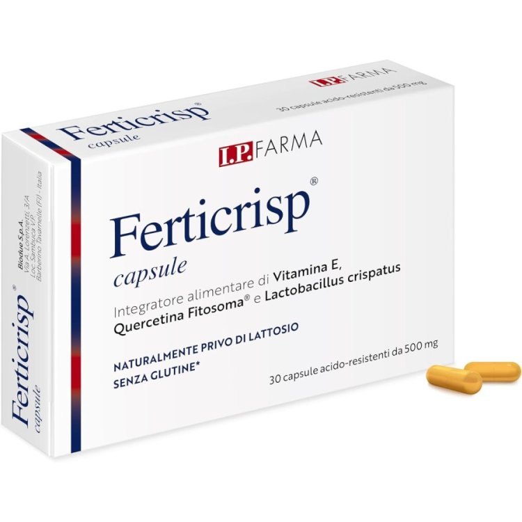 Bionativa Ferticrisp Integratore Alimentare per Fertilit&agrave; Maschile 30 Capsule