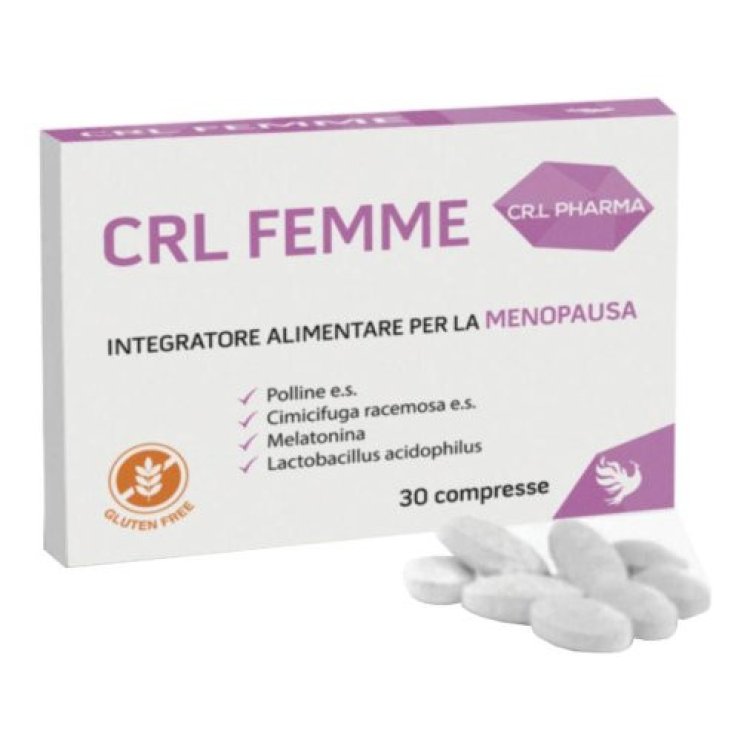 Crl Pharma Crl Femme Integratore Alimentare per la Menopausa 30 Compresse