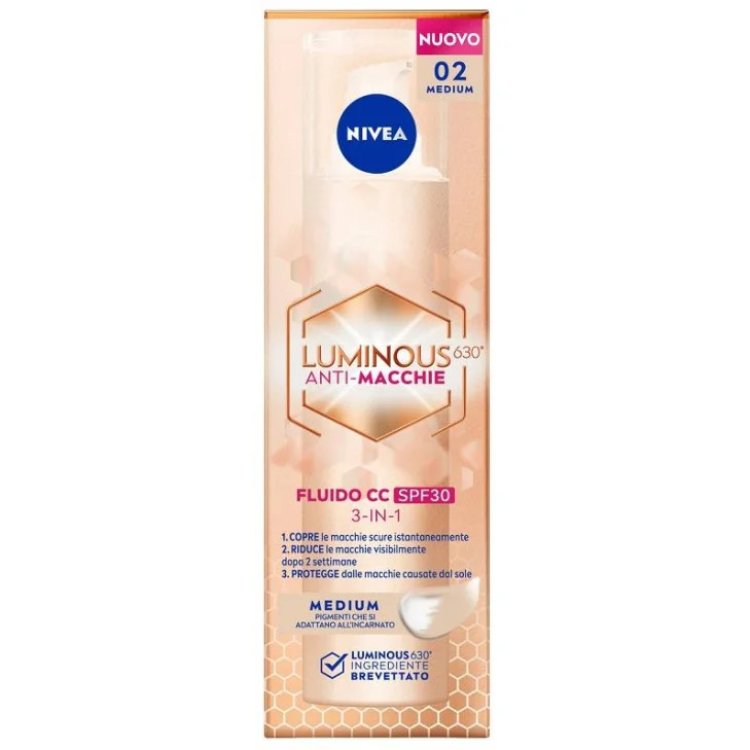 Nivea Cellular Luminous630 Fluido Viso Colorato SPF30 Medium 40ml