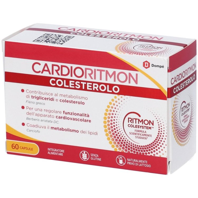 Cardioritmon Colesterolo Integratore per Colesterolo e Trigliceridi - 60 Capsule Cardioritmon Colesterolo Integratore per Colesterolo e Trigliceridi - 60 Capsule
