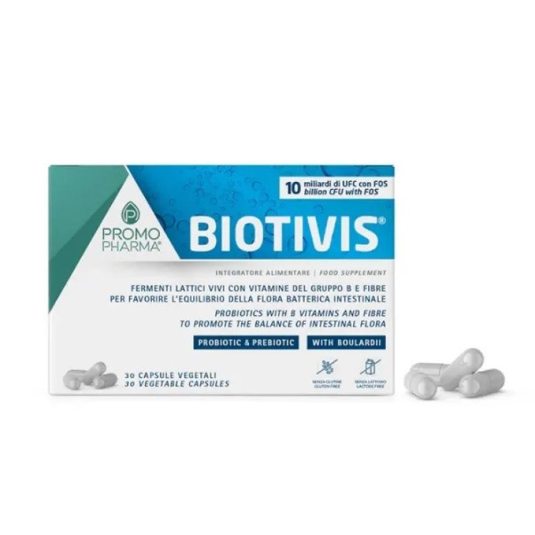 Promo Pharma Biotivis Probiotici 10 Miliardi per Intestino 30 Capsule Vegetali