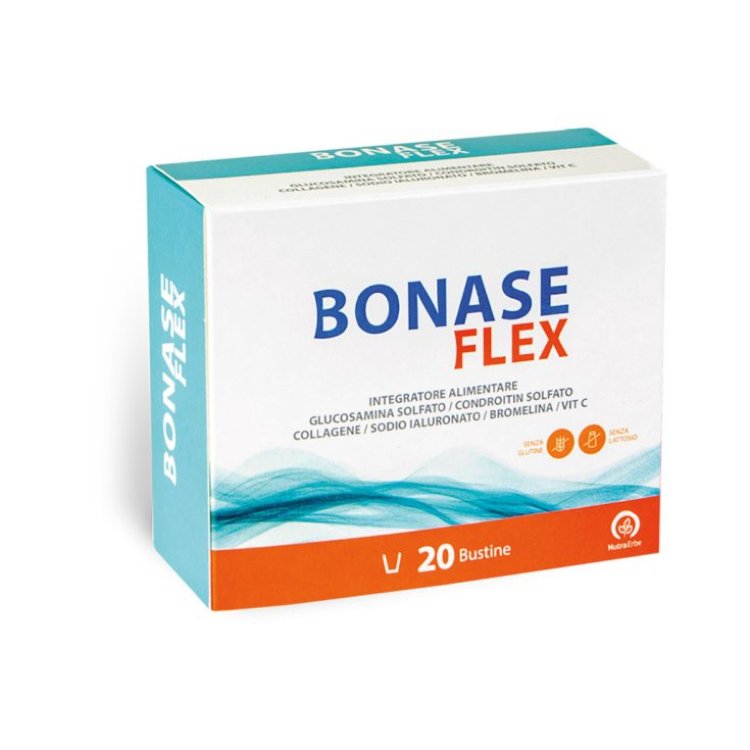 Nutra erbe Bonase Flex Integratore Articolazioni Glucosamina 20 bustine