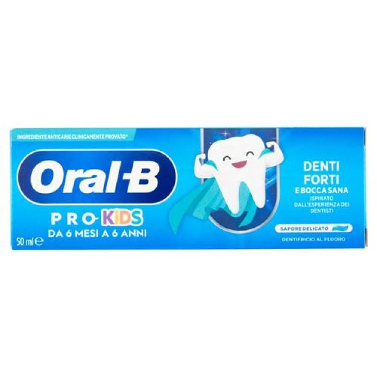 Oral-B Pro-Kids Dentifricio al Fluoro per Bambini 6 Mesi-6 Anni 50ml/75ml