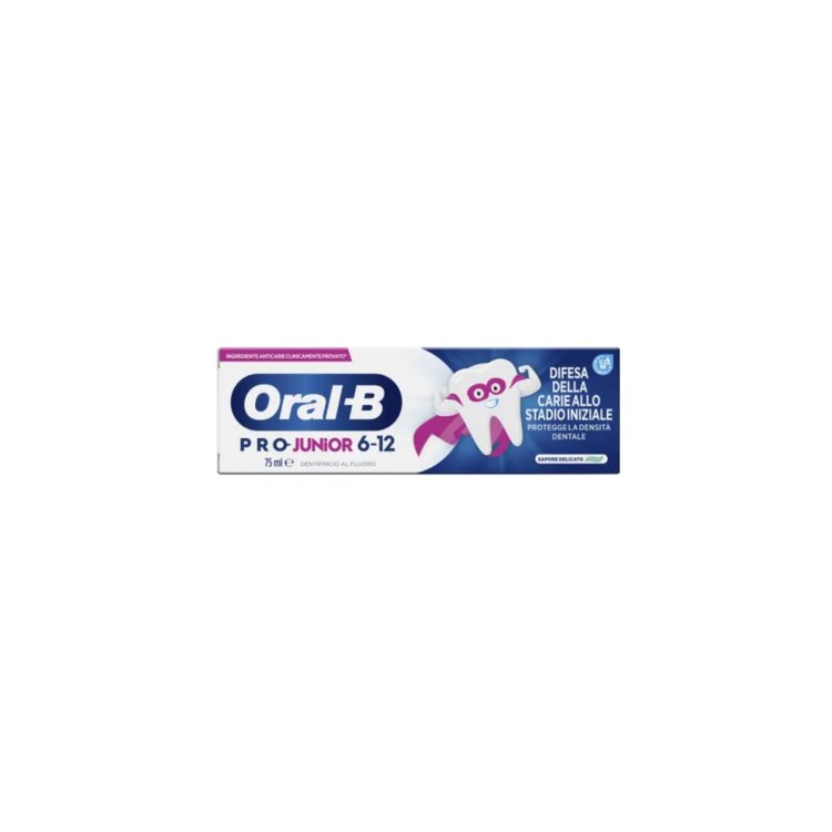 Oral-B Pro Junior Dentifricio Bambini 6-12 Anni Protezione Carie 75ml