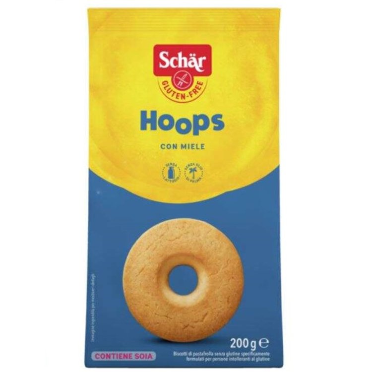 Schar Hoops Biscotti Senza Glutine Specificamente Formulati 200g
