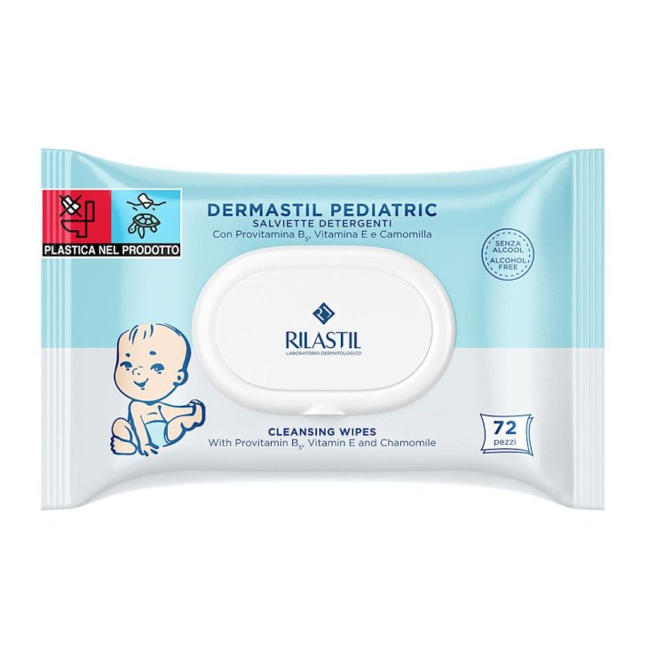 Rilastil Dermastil Salviette Detergenti Delicate per Bambini 72 Pezzi Rilastil Dermastil Salviette Detergenti Delicate per Bambini 72 Pezzi