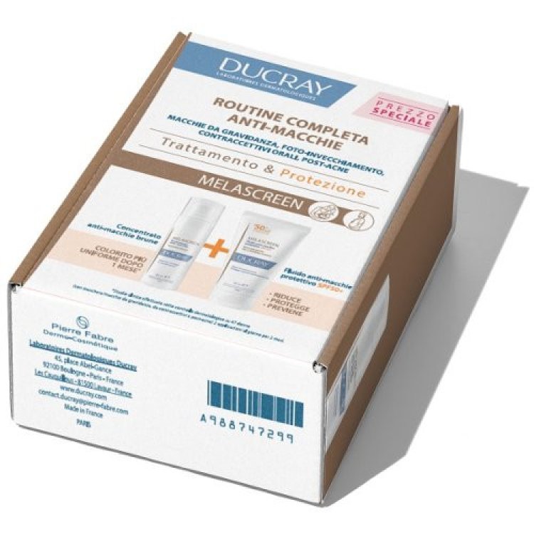 Ducray Melascreen Cofanetto Anti-Macchie Routine Completa SPF50+ 30ml 50ml Ducray Melascreen Cofanetto Anti-Macchie Routine Completa SPF50+ 30ml 50ml