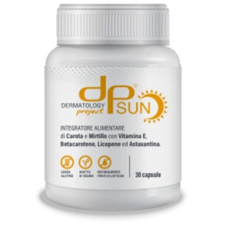 Dermatology Project DP Sun Integratore per Preparare la Pelle al Sole 30 Capsule Dermatology Project DP Sun Integratore per Preparare la Pelle al Sole 30 Capsule