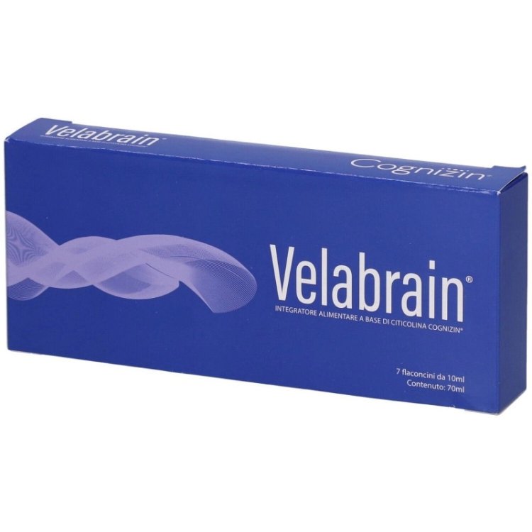 Vela Farmaceutici Velabrain Integratore Alimentare per Memoria e Concentrazione 7 Flaconcini Vela Farmaceutici Velabrain Integratore Alimentare per Memoria e Concentrazione 7 Flaconcini