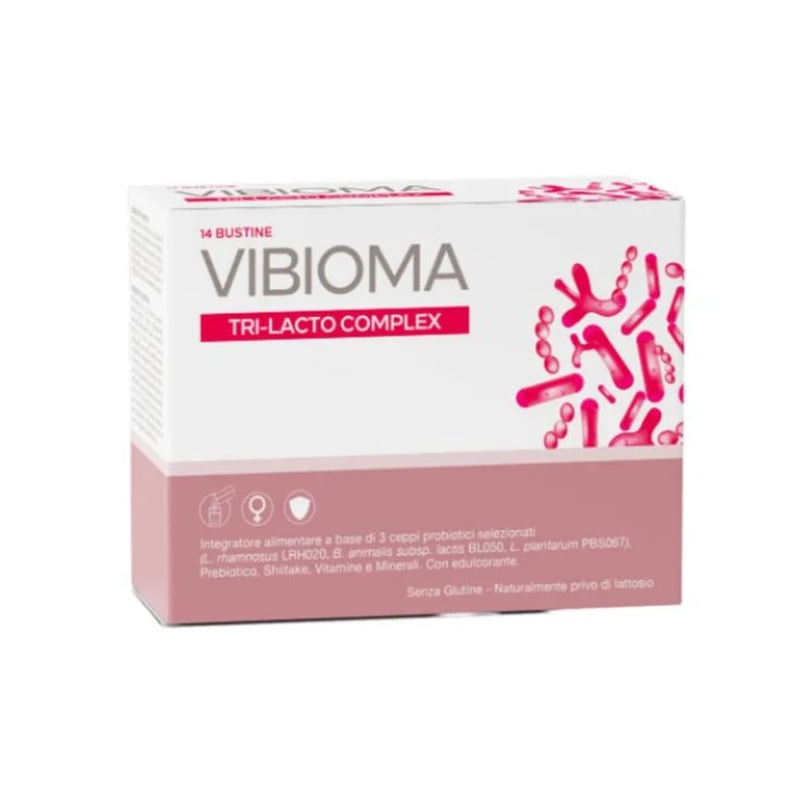 Istituto Ganassini Vibioma Tri-Lacto Complex Integratore per Flora Intestinale 14 Bustine