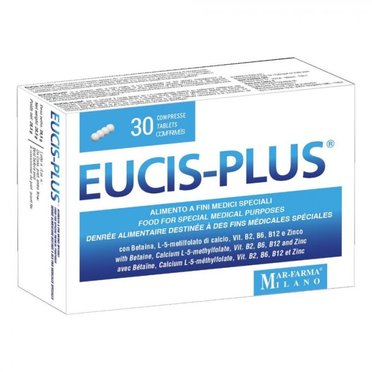 Mar-Farma Eucis-Plus Integratore per Iperomocisteinemia 30 Compresse