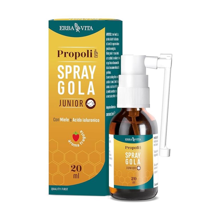 Erba Vita Propoli EVSP Spray Gola J Estratto Idroalcolico Senza Alcool 20ml