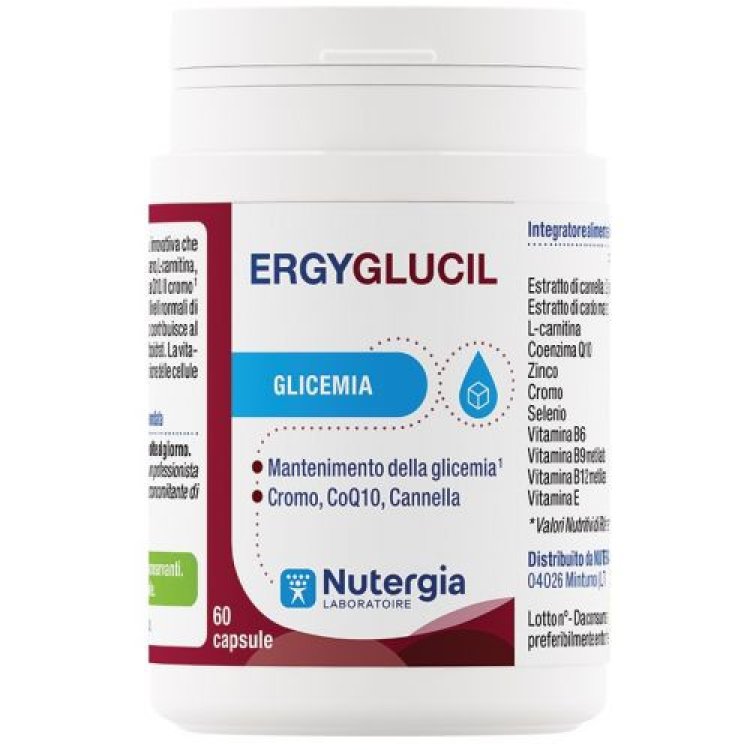 Farmacia Guacci Ergyglucil Integratore per Metabolismo Glucosio 60 Capsule