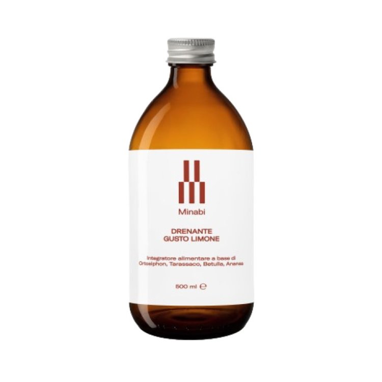 Minabi Drenante Limone Integratore Alimentare Drenante 500ml Minabi Drenante Limone Integratore Alimentare Drenante 500ml