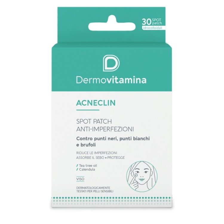 Dermovitamina Acneclin Patch Anti-Imperfezioni Trattamento Brufoli 30 Pezzi