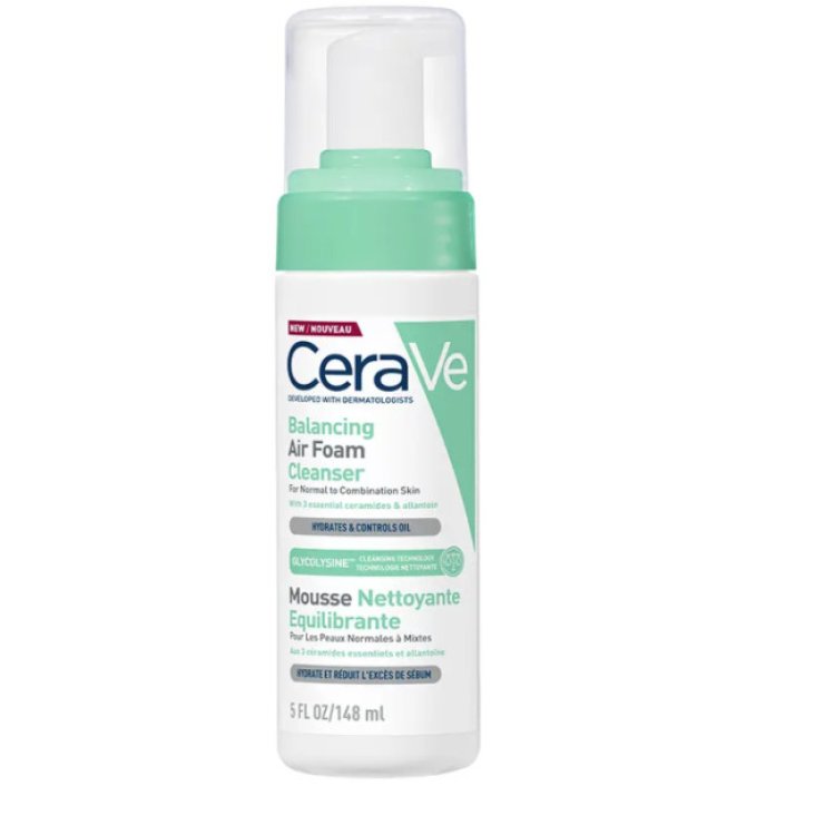 Cerave Mousse Detergente Riequilibrante Pelle Normale/Grassa 148 ml