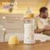 Chicco Biberon Vetro Giallo 240ml Anticolica con Tettarella Silicone