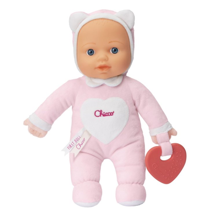 Chicco La Mia Prima Bambola Rosa Bambolotto Massaggiagengive