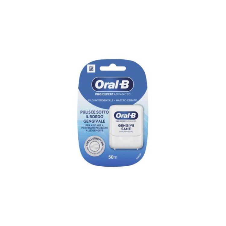 Oral-B Pro-Expert Filo Interdentale Cerato per Gengive Sane 50 Metri