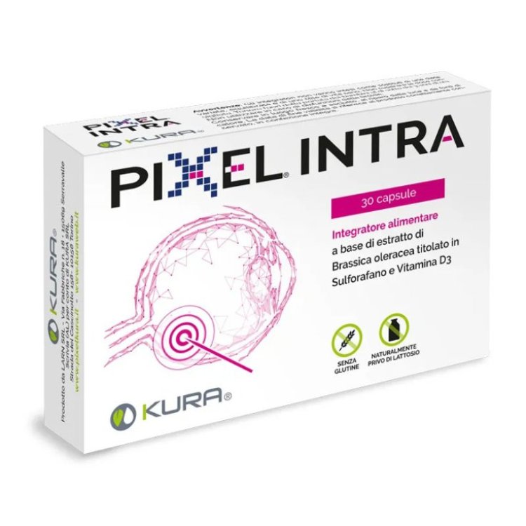 Kura Srl Pixel Intra Integratore Antiossidante con Vitamina D3 - 30 Capsule