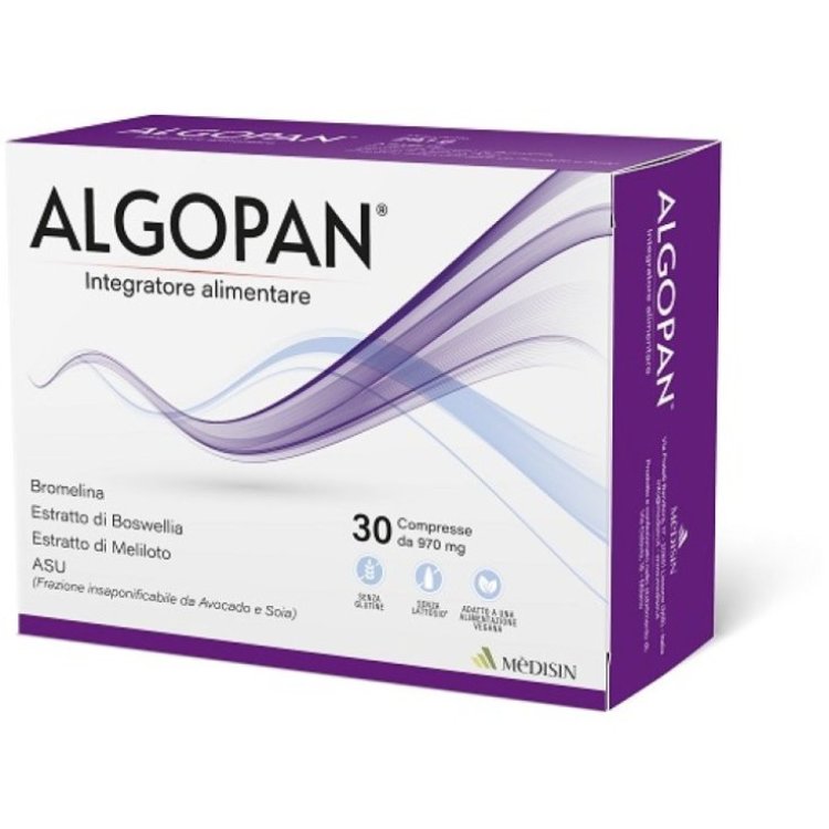 Medisin Algopan Integratore per Funzionalit&agrave; Articolare e Microcircolo 30 Compresse