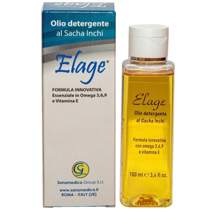 Sanamedica Elage Olio Detergente con Olio Sacha Inchi Omega 3 6 9 da 100ml Sanamedica Elage Olio Detergente con Olio Sacha Inchi Omega 3 6 9 da 100ml