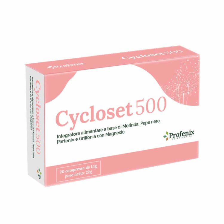 Profenix Cycloset 500 Integratore per Dolori Mestruali - 20 Compresse