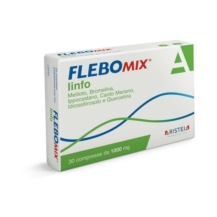 Aristeia farmaceutici Flebomix Linfo Integratore Circolazione Senza Glutine 30 Compresse