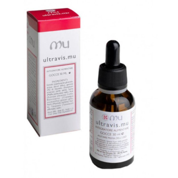 Mu Ultravis Integratore Alimentare Gocce Tonico Estratti Vegetali 30ml