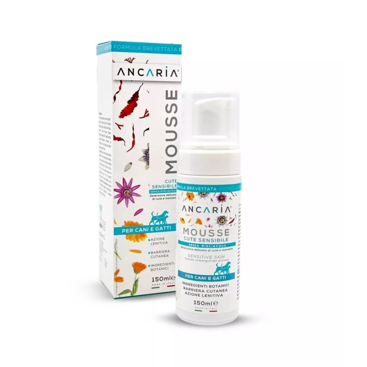 Ciam Ancaria Mousse Shampoo Secco per Cani e Gatti Senza Risciacquo 150ml