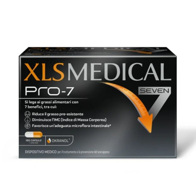 Xls Medical Pro-7 Dispositivo Medico per Perdita Peso 180 Capsule